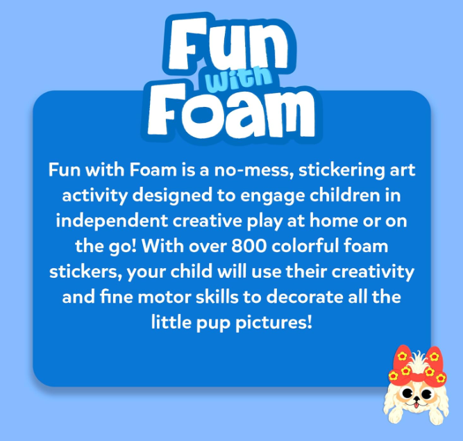 Skillmatics ステッカーアートアクティビティ - 子犬、お子様が楽しく遊べる、800枚以上の3Dフォームステッカー、クラフトキット、DIYスクラップブッキングアクティビティ、3歳、4歳、5歳、6歳、7歳の女の子と男の子へのギフト、マルチカラー