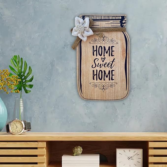 木製ジャー型ウォールハンギング | ホームデコレーションアイテム | インテリア雑貨 – Jar-0003