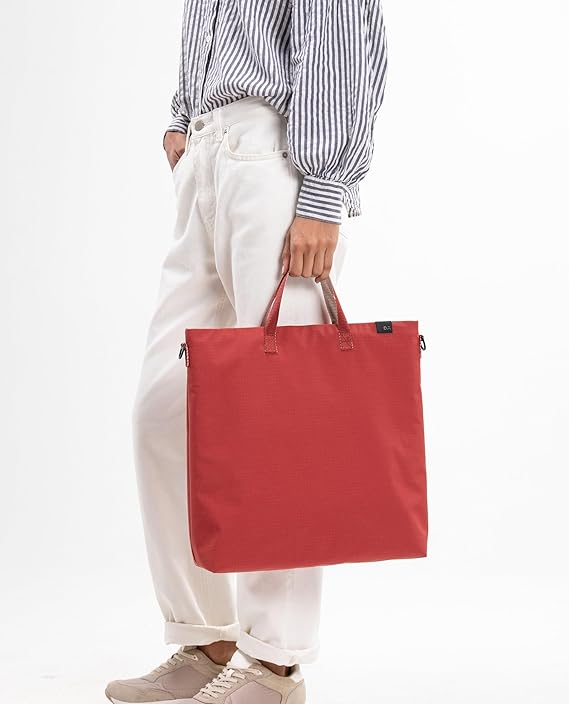 DailyObjects ピボット トップハンドル トートバッグ（女性向け）｜13/14インチノートパソコン/MacBook Pro/Air収納可能｜軽量｜スタイリッシュなバッグ｜オフィス、普段使い、旅行に最適｜整理用ポケット付き｜レディースショルダーバッグ