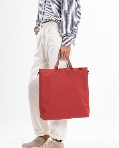 DailyObjects ピボット トップハンドル トートバッグ（女性向け）｜13/14インチノートパソコン/MacBook Pro/Air収納可能｜軽量｜スタイリッシュなバッグ｜オフィス、普段使い、旅行に最適｜整理用ポケット付き｜レディースショルダーバッグ