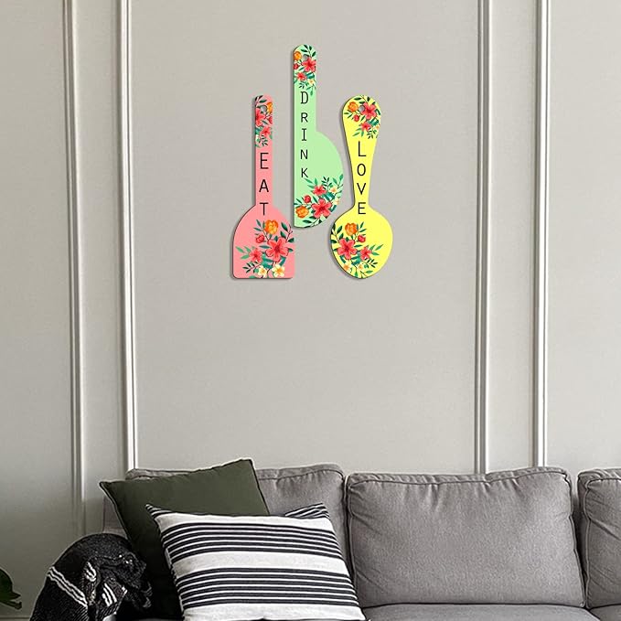 寝室用インテリア雑貨｜リビングルーム用ホームデコアイテム｜キッチン用ハンギングデコ｜キッチンデコレーションアイテム｜キッチン壁掛け - スプーン-0009