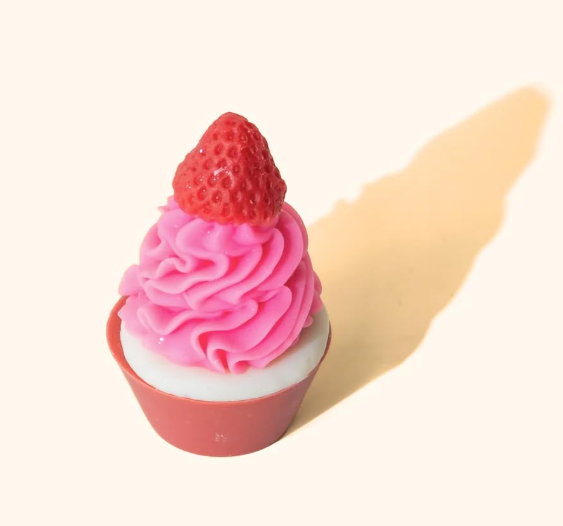 手作り石鹸 - フレーズ ミニカップケーキ。ディープクレンジング、角質除去、保湿｜あらゆるシーンに使えるギフトボックス｜天然成分配合のヴィーガン植物由来の入浴剤で、健やかで柔らかな肌へ