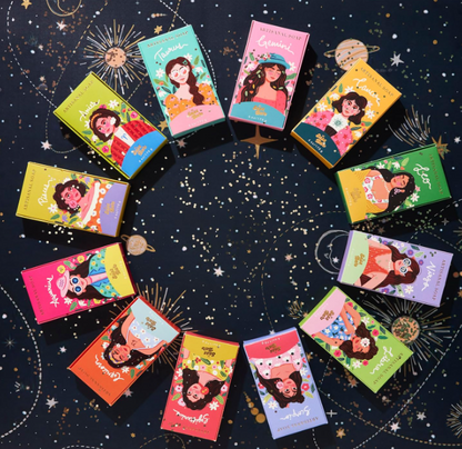 手作り石鹸 - 山羊座| 星座テーマのギフトバスケット | 独身パーティー、ブライダルシャワー、女性へのギフト | ヴィーガン石鹸 | 保湿 | 乾燥肌