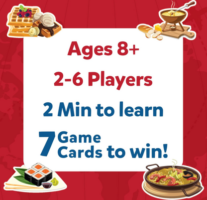 Skillmatics 世界の食べ物10選当てゲーム、男の子、女の子、教育旅行玩具、ボードゲーム、地理・歴史が大好きなお子様向けのカードゲーム、8歳、9歳、10歳以上のお子様へのギフト