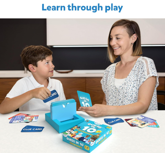 スキルマティクスの10種類の職業を当てよう。カードゲーム、知育玩具、6歳、7歳、8歳、9歳以上のお子様やご家族に最適です。