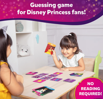 Skillmatics Guess in 10 ジュニア ディズニープリンセス キッズ、女の子、カードゲームやボードゲームが大好きな男の子向け シンデレラ、アリエル、ジャスミン 3歳、4歳、5歳、6歳へのギフト、旅行に便利