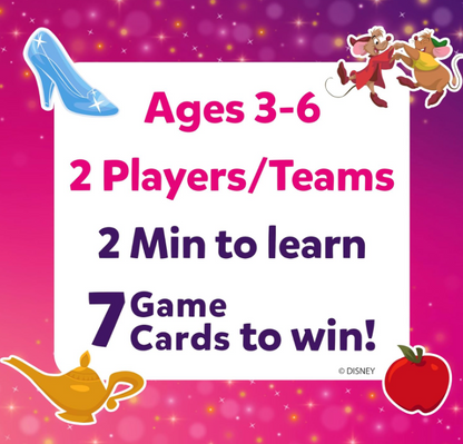 Skillmatics Guess in 10 ジュニア ディズニープリンセス キッズ、女の子、カードゲームやボードゲームが大好きな男の子向け シンデレラ、アリエル、ジャスミン 3歳、4歳、5歳、6歳へのギフト、旅行に便利