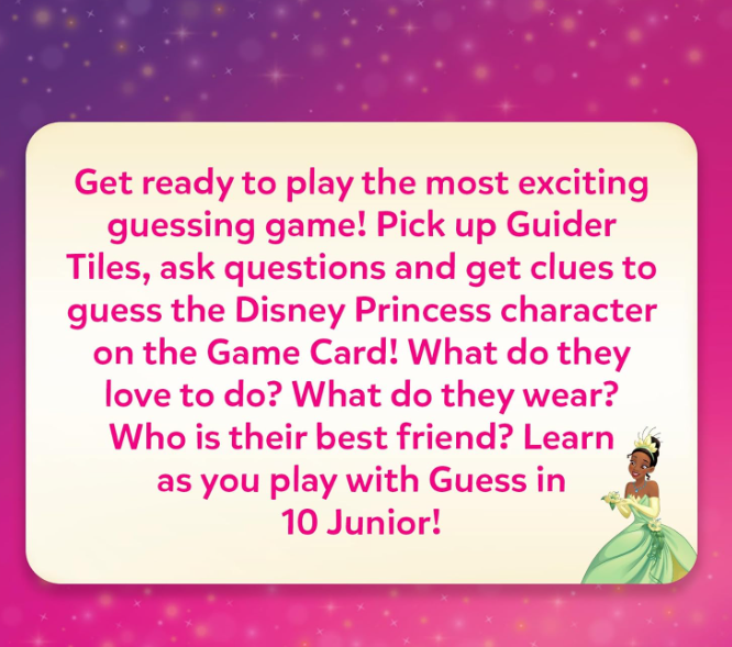Skillmatics Guess in 10 ジュニア ディズニープリンセス キッズ、女の子、カードゲームやボードゲームが大好きな男の子向け シンデレラ、アリエル、ジャスミン 3歳、4歳、5歳、6歳へのギフト、旅行に便利