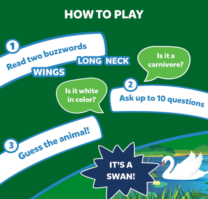 Skillmatics Guess in 10 Animals メガパック。動物カードゲーム、トリビア、旅行ゲームが好きな男の子、女の子、子供、ティーン、大人に最適。6歳、7歳、8歳、9歳、10歳以上のお子様へのギフト。