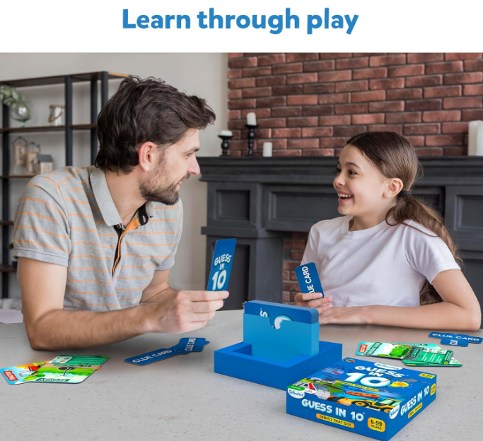Skillmatics 10個の当てっこゲーム。男の子、女の子、カードゲーム、知育玩具、ボードゲームが好きなお子様に最適。6歳、7歳、8歳、9歳へのギフト。