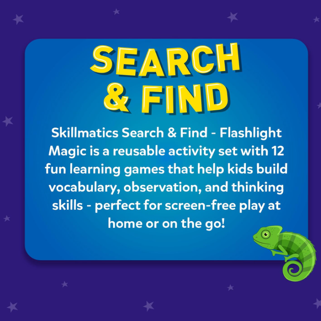 Skillmatics 幼稚園学習アクティビティ - 懐中電灯マジックを探して見つけよう、子供向け教育ゲーム、おもちゃが大好きな幼児向け、アート＆クラフトアクティビティ、3歳、4歳、5歳、6歳の女の子と男の子へのギフト