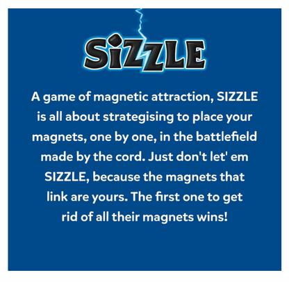 Skillmatics Sizzle - クラシックな磁気吸引ゲーム、戦略＆旅行ゲーム、磁気ゲーム、家族でのゲームナイトに最適、15歳以上のティーン＆大人へのギフト、2～4人用