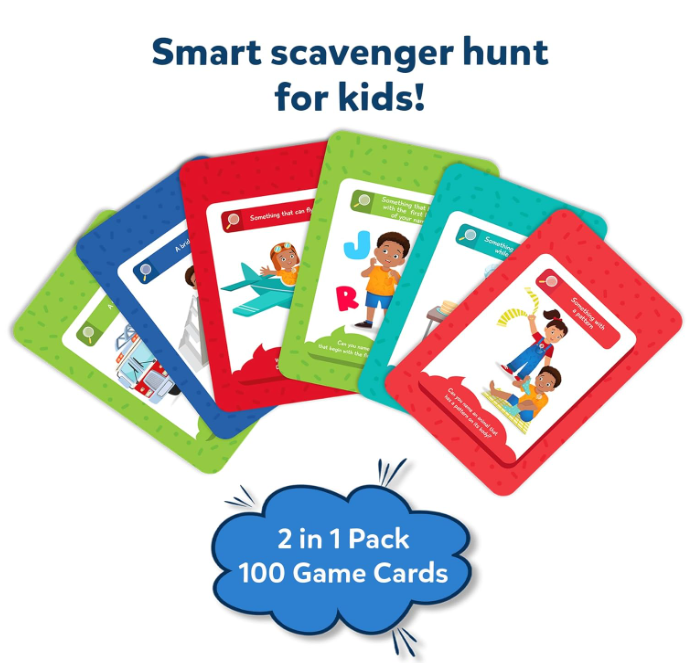 Skillmatics 屋内・旅行用 宝探しカードゲーム - Found It 学習玩具 教育的 お子様、男の子、女の子、ご家族へのギフト 4歳、5歳、6歳、7歳向け 自宅、学校、プレイデートに最適