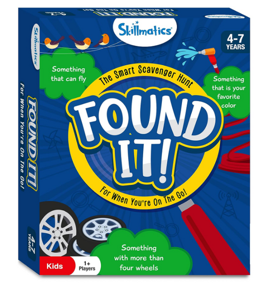 Skillmatics スカベンジャーハントカードゲーム - Found It Travel、学習玩具、子供、男の子、女の子、家族へのギフト、4、5、6、7歳向け、自宅、学校、プレイデートに最適