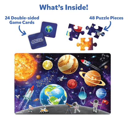 Skillmatics フロアパズル＆ゲーム - ピース＆プレイスペース、ジグソーパズル＆幼児向けパズル、知育玩具、3歳、4歳、5歳、6歳、7歳の男の子＆女の子へのギフト（48ピース、2 x 3フィート）