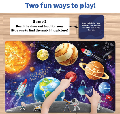 Skillmatics フロアパズル＆ゲーム - ピース＆プレイスペース、ジグソーパズル＆幼児向けパズル、知育玩具、3歳、4歳、5歳、6歳、7歳の男の子＆女の子へのギフト（48ピース、2 x 3フィート）